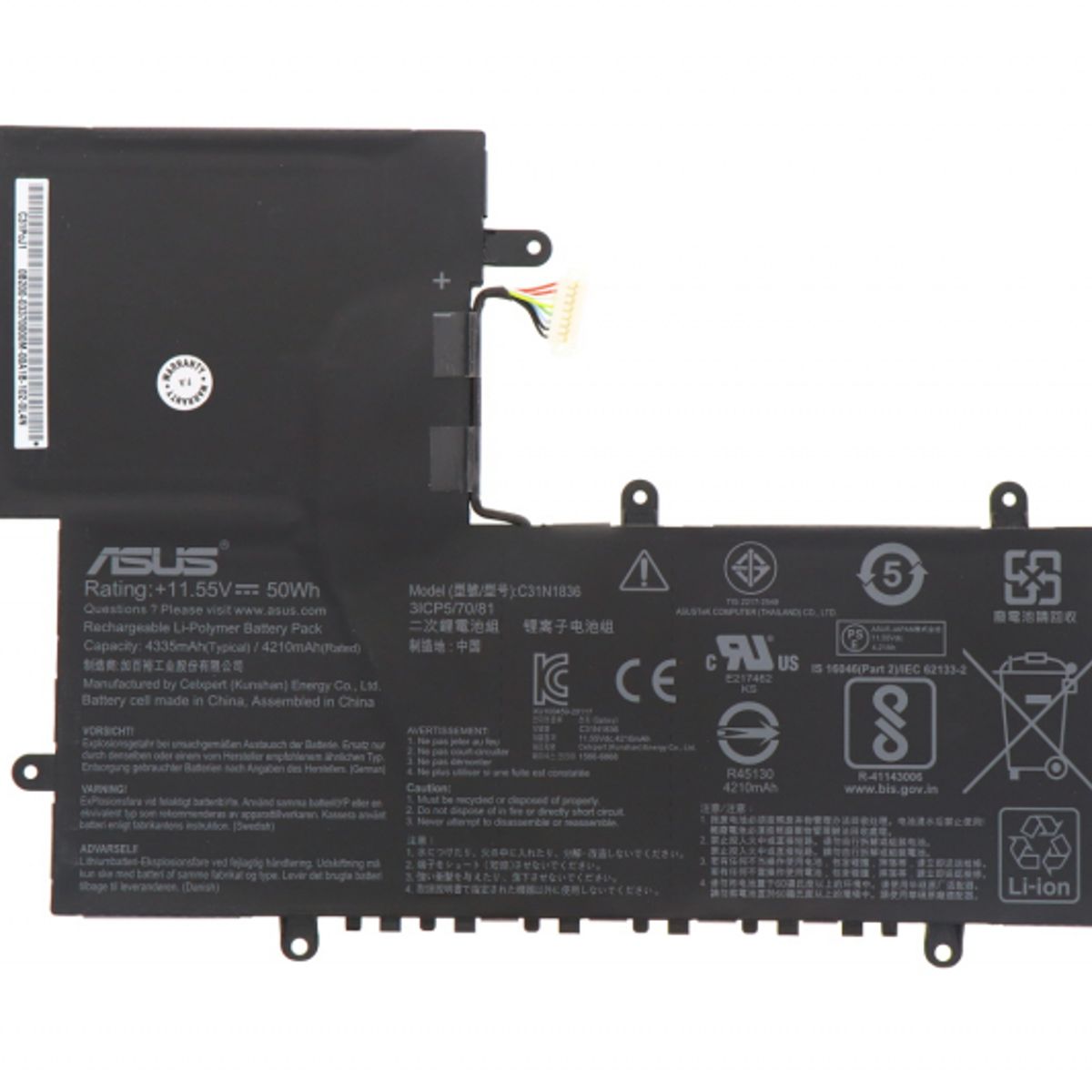 GENERICO - BATERIA ASUS Chromebook Flip C214MA C31N1836 ORG