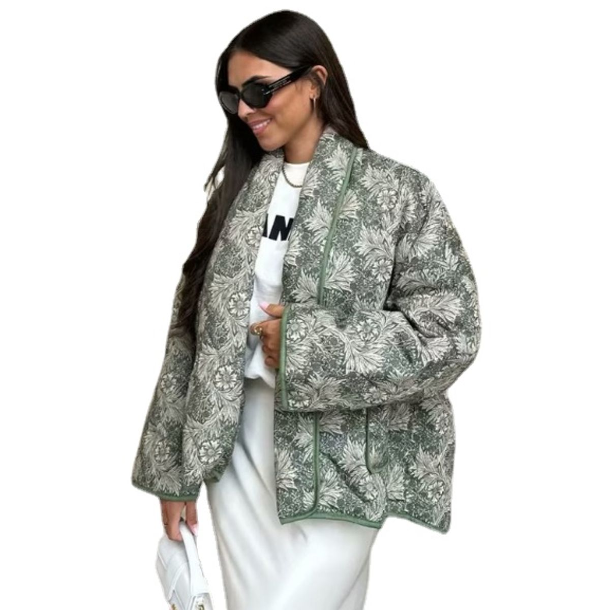 TIOZONEY - Chaqueta para Mujer - Verde