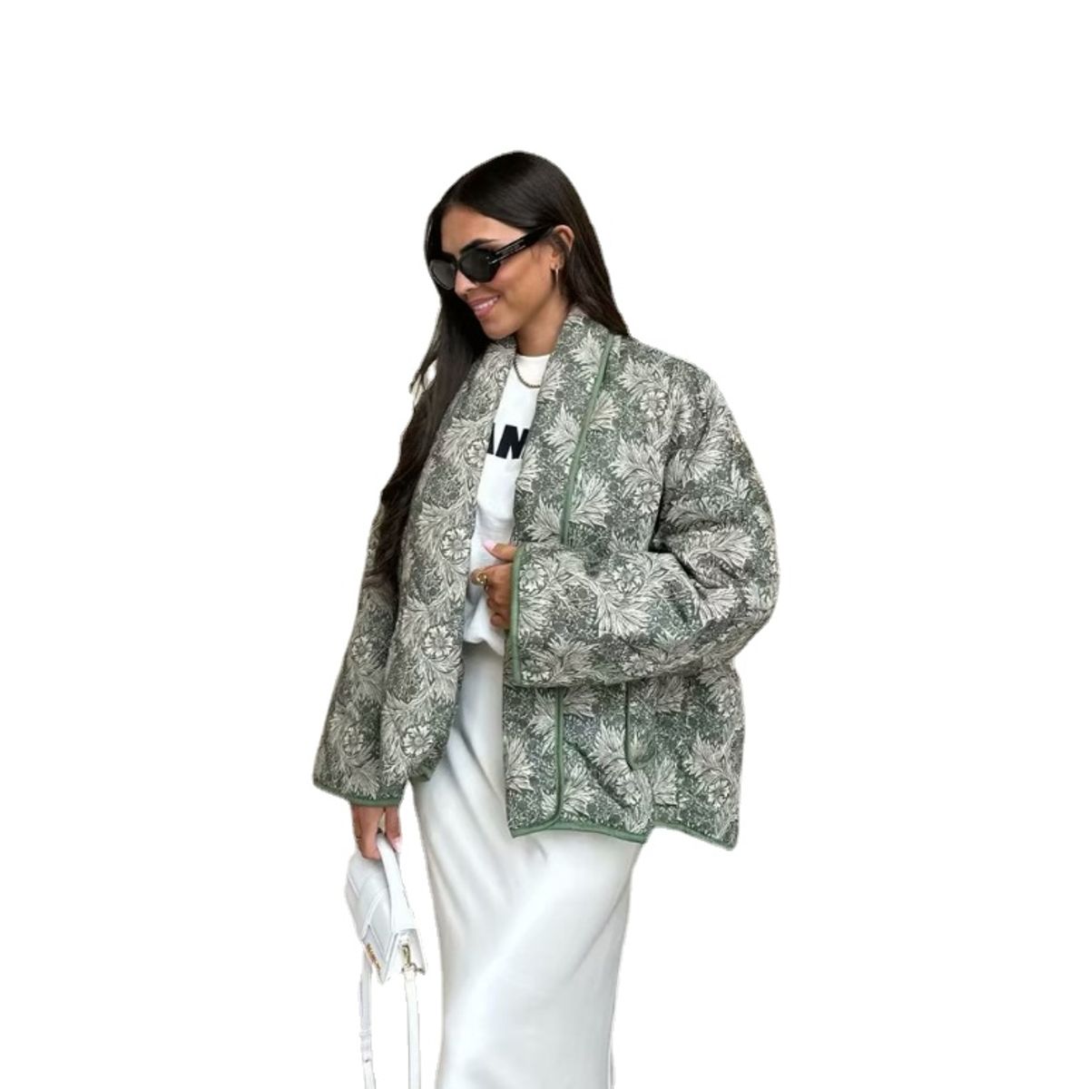 TIOZONEY - Chaqueta para Mujer - Verde