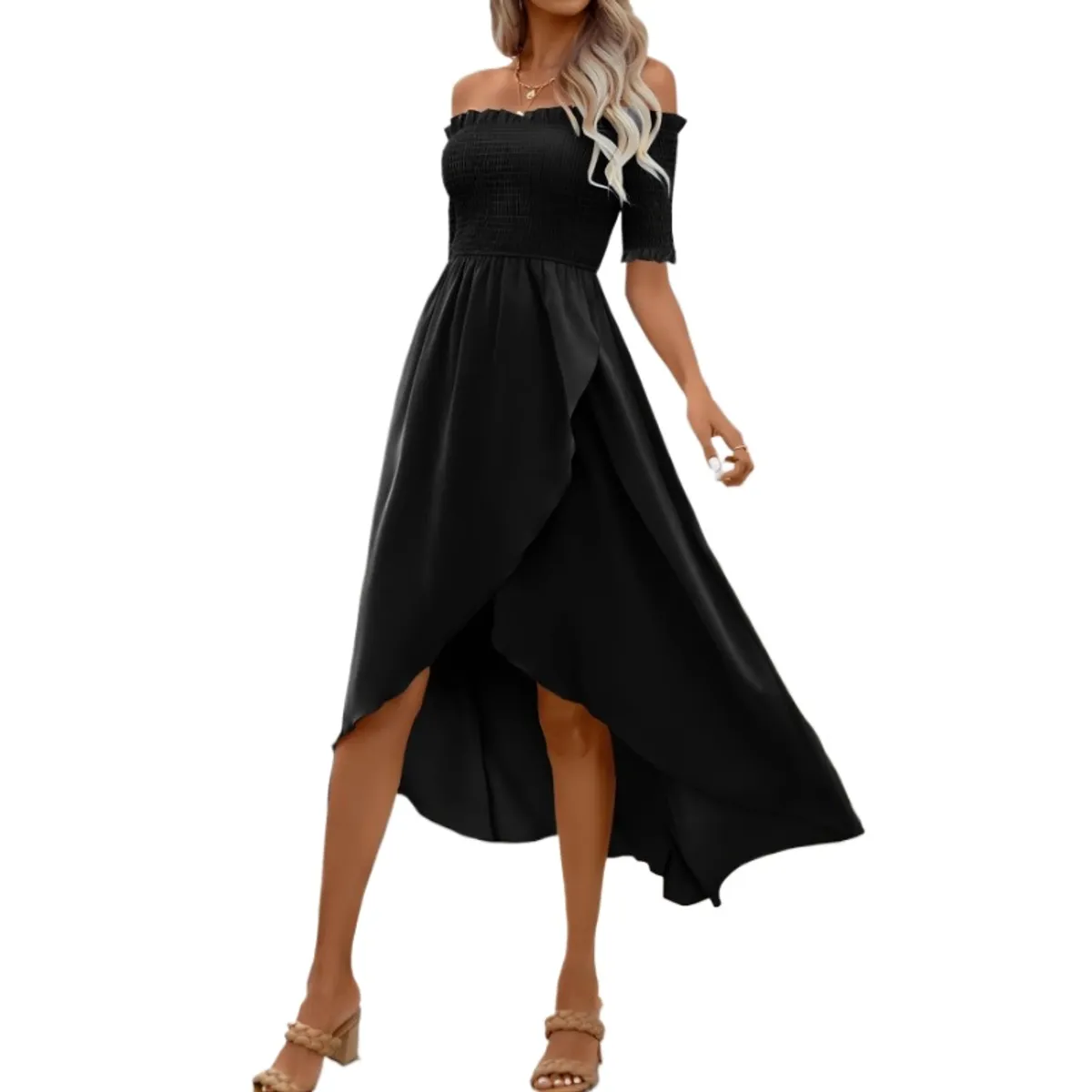TIOZONEY - Vestidos sin tirantes para mujer