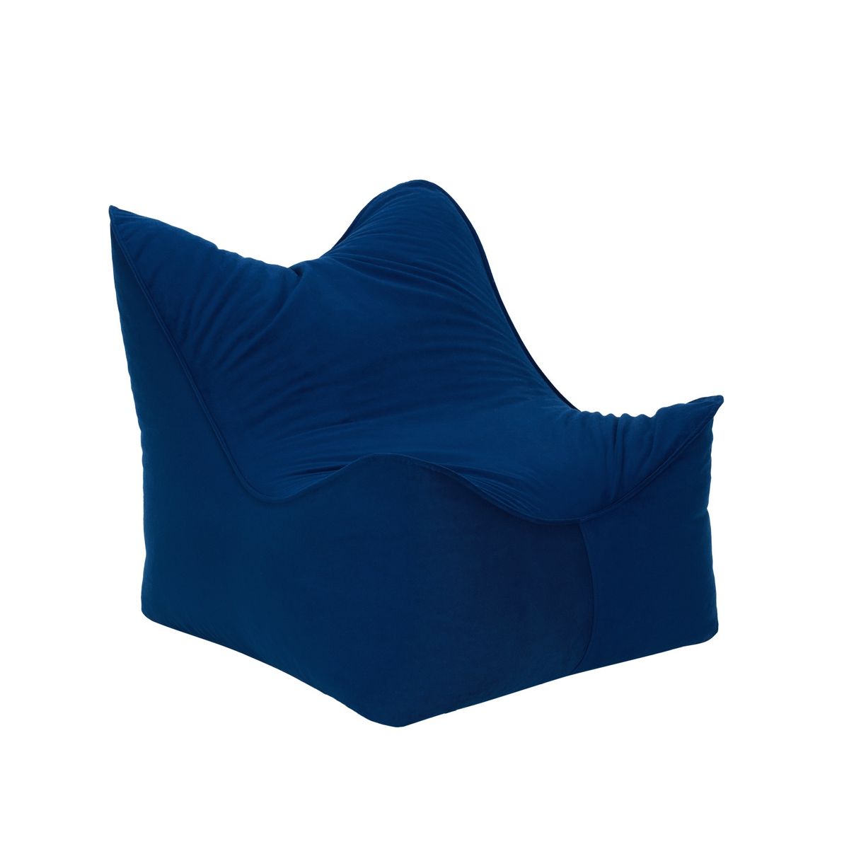 BODEVIR - Pouf Potter 1C Felpa Azul Marino