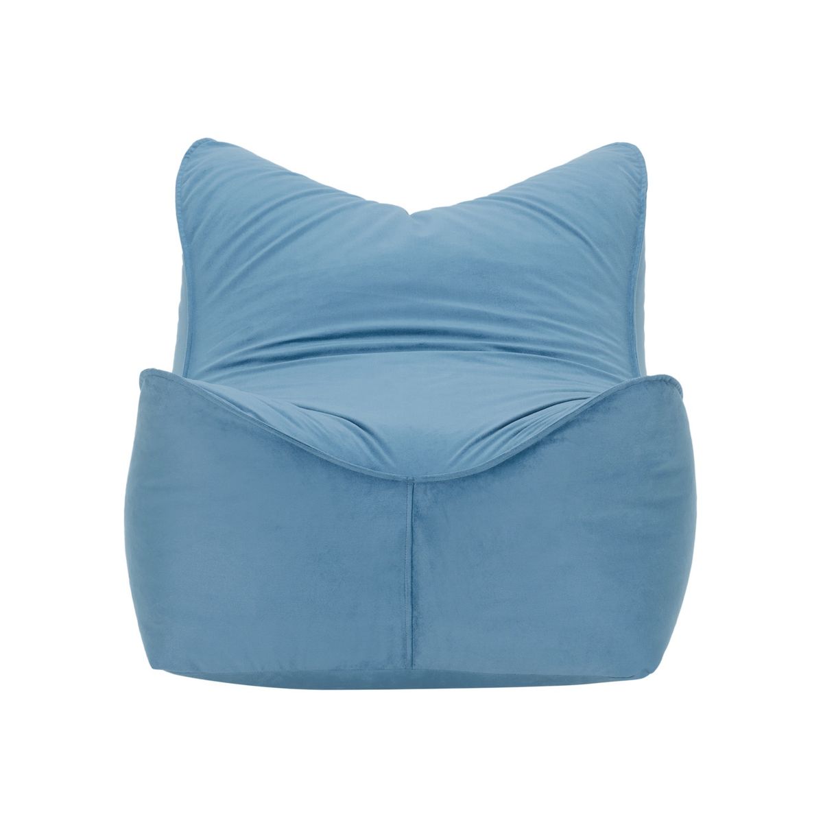 BODEVIR - Pouf Potter 1C Felpa Azul Petroleo