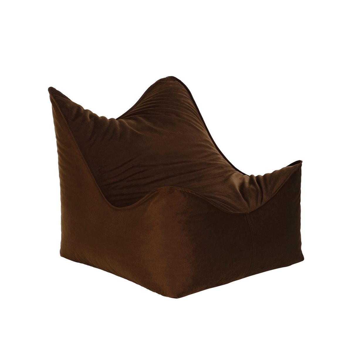 BODEVIR - Pouf Potter 1C Felpa Chocolate