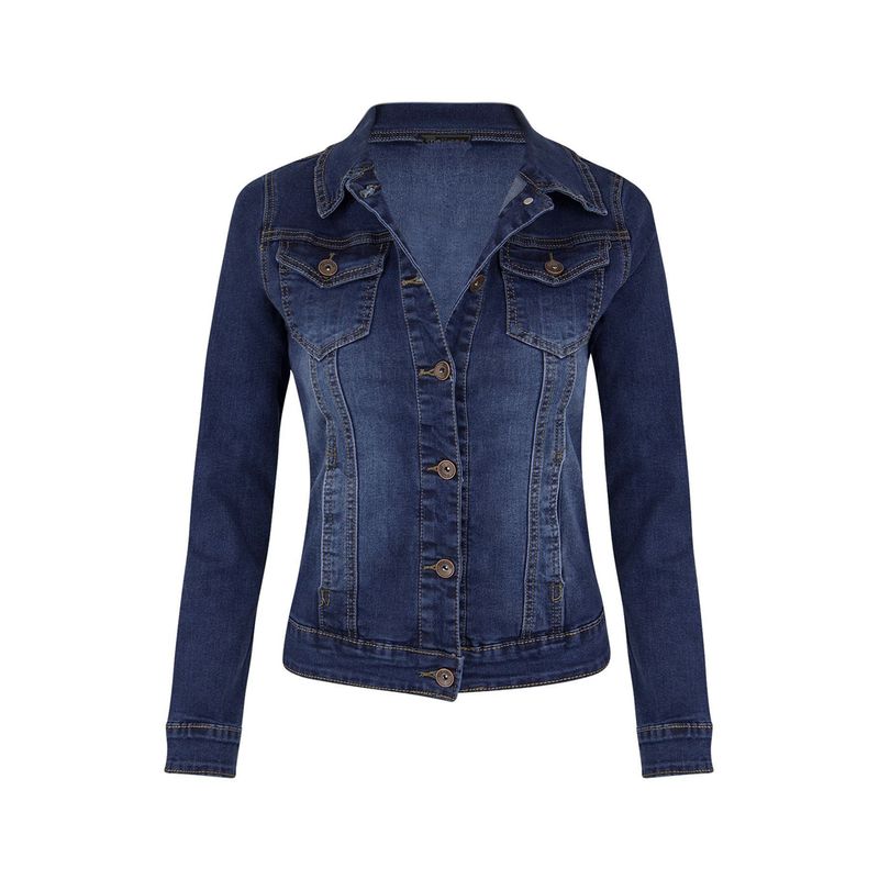 TIOZONEY - Chaqueta Jeans Mujer