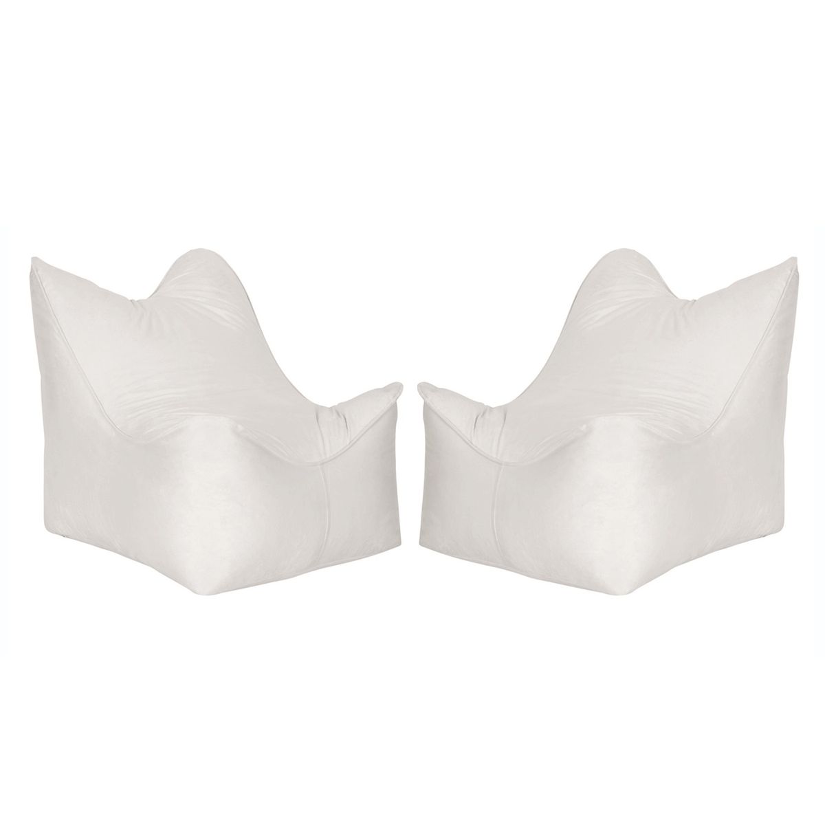 BODEVIR - Set Pouf Potter 1C Felpa Crudo