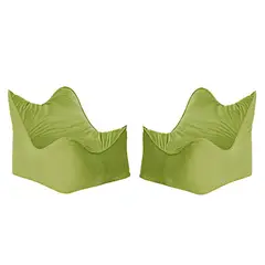 BODEVIR - Set Pouf Potter 1C Felpa pistaCho