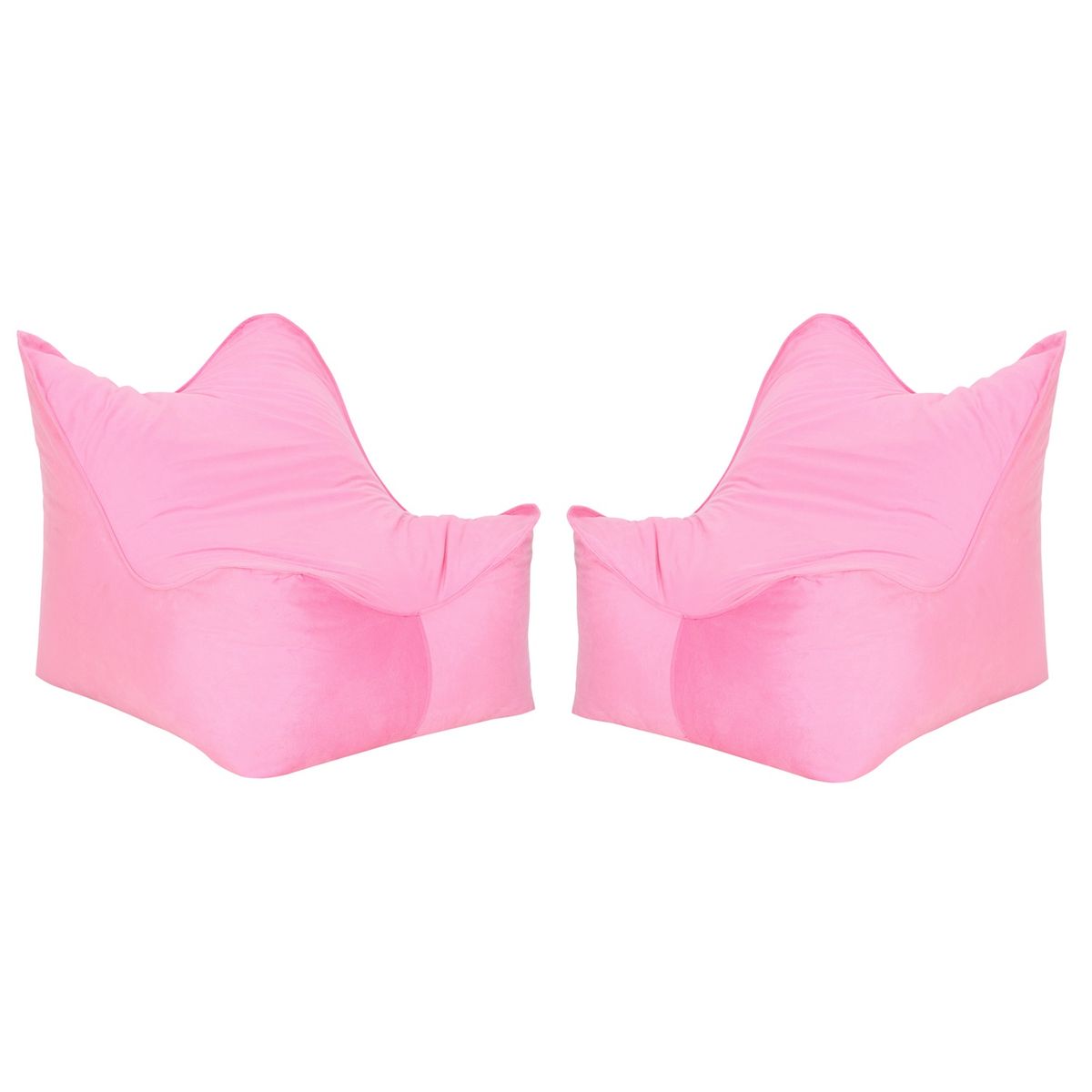 BODEVIR - Set Pouf Potter 1C Felpa Rosado