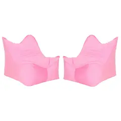 BODEVIR - Set Pouf Potter 1C Felpa Rosado