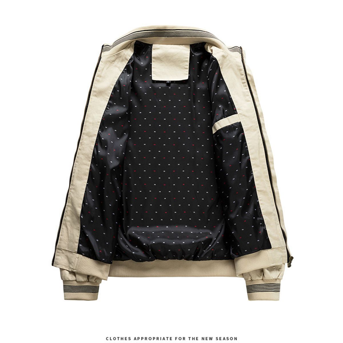 TIOZONEY - Chaqueta casual de algodón para hombre