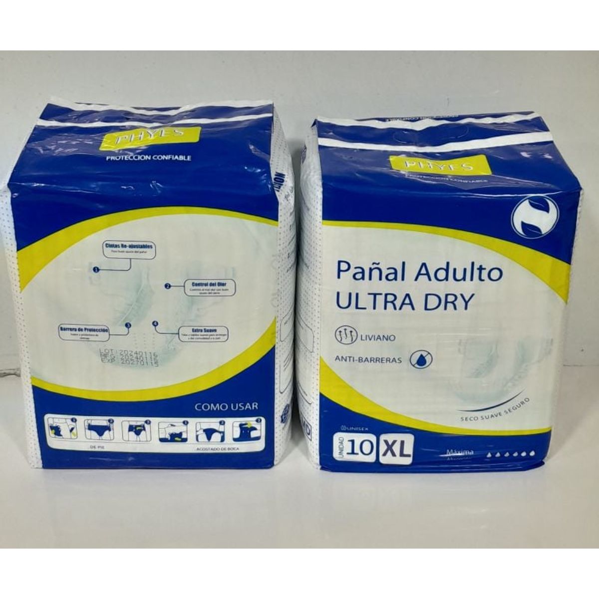 GENERICO - PAÑAL ADULTO ULTRA SECO XL