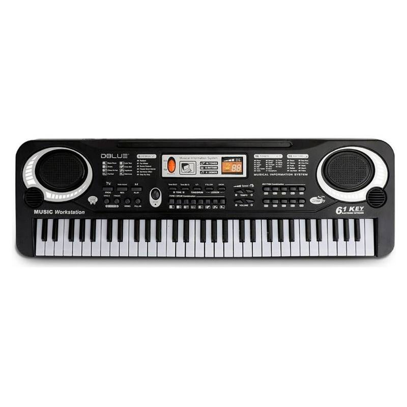 JOIGO - Teclado Electrónico Infantil Dblue 61 Teclas Con Mic /dismac