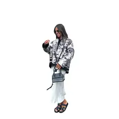 TIOZONEY - Chaqueta para Mujer - Azul