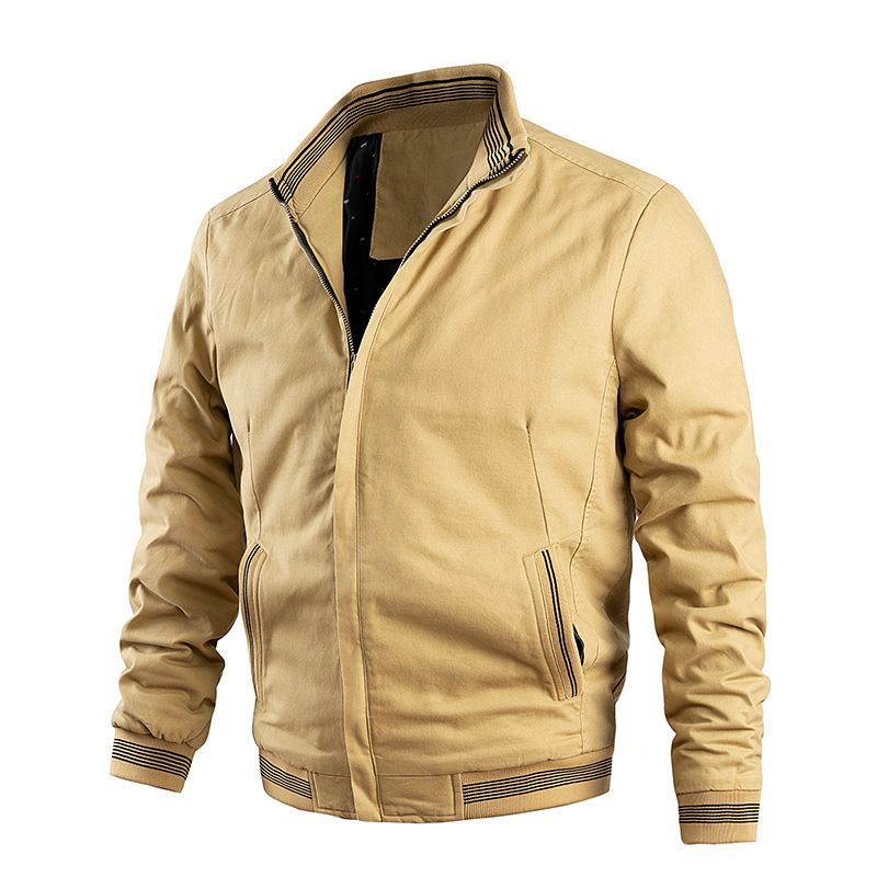 TIOZONEY - Chaqueta casual de algodón para hombre