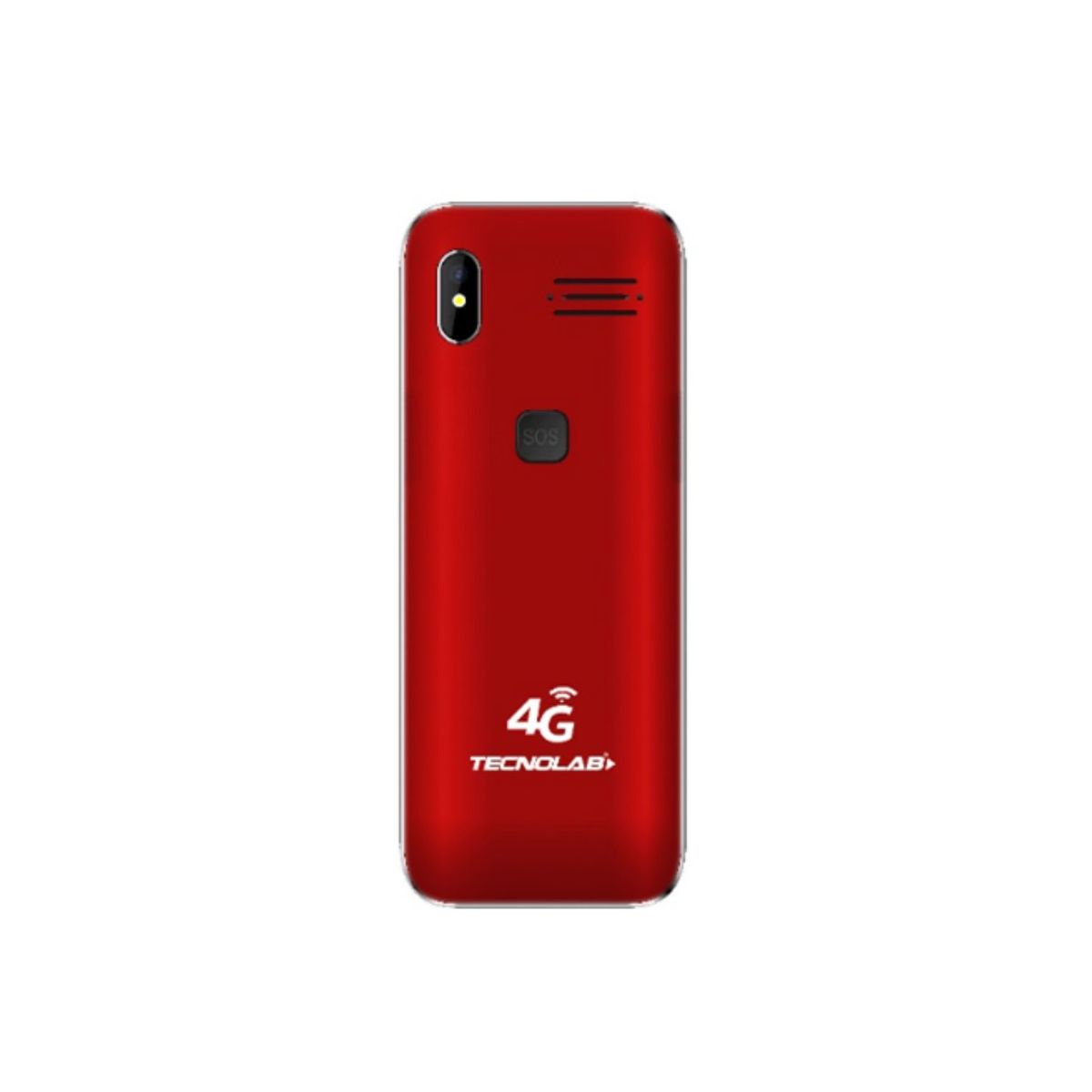 TECNOLAB - Celular Senior 4g Dual Sim Color Rojo - SC