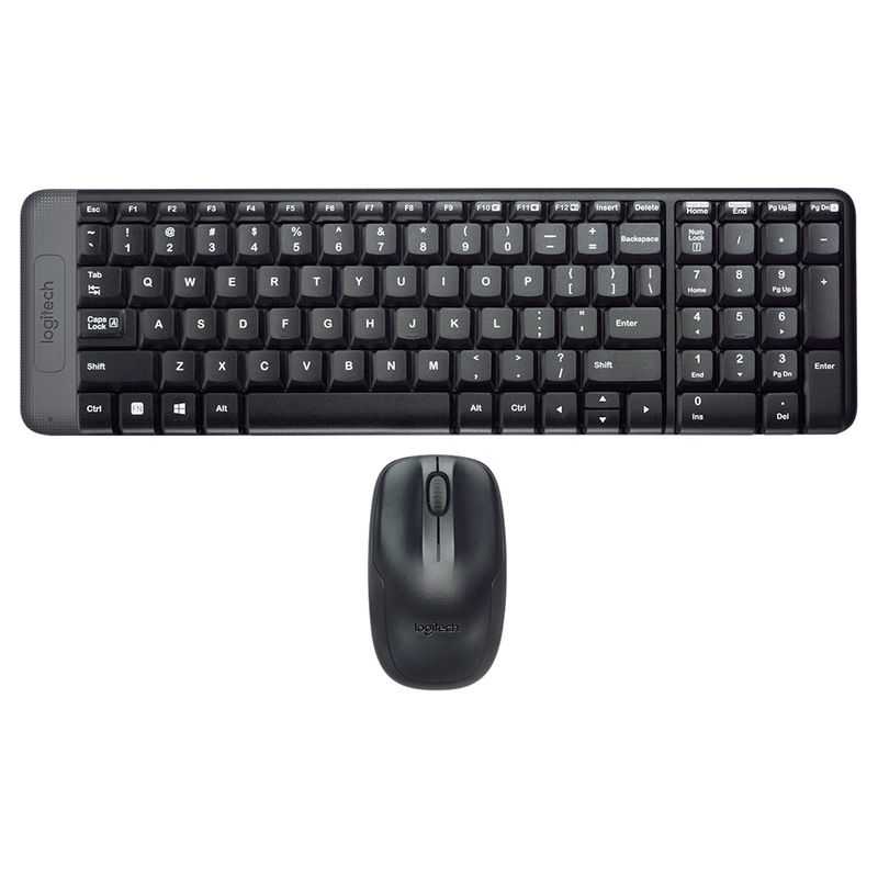 LOGITECH - Combo Teclado Mouse Inalambrico USB Español Logitech MK220