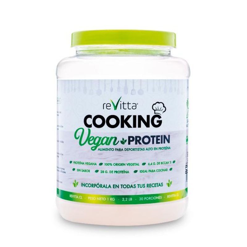 REVITTA WELLNESS - Proteína para cocinar Cooking Vegan Protein 1 kg