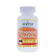 REVITTA WELLNESS - Magnesio Quelado 60 cápsulas