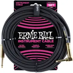 ERNIE BALL - Cable de instrumento P06086 - 54m - Negro