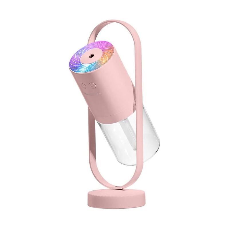 GENERICO - Humidificador Difusor Con Lámpara Proyección Para Casa Autos Rosa