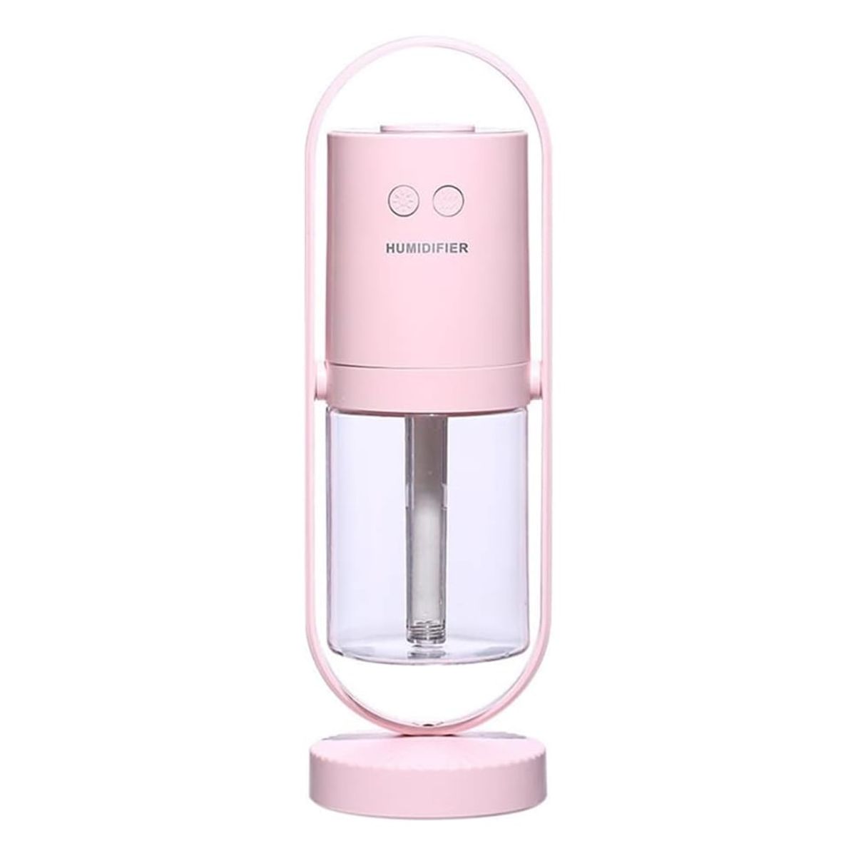 GENERICO - Humidificador Difusor Con Lámpara Proyección Para Casa Autos Rosa