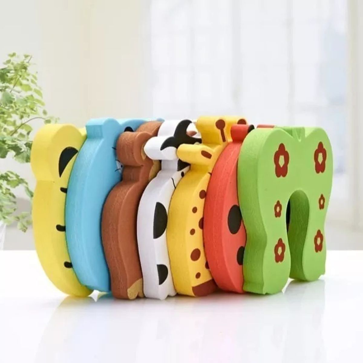 GENERICO - Topes De Puerta Seguridad Del Bebé- Niño Anti Golpes