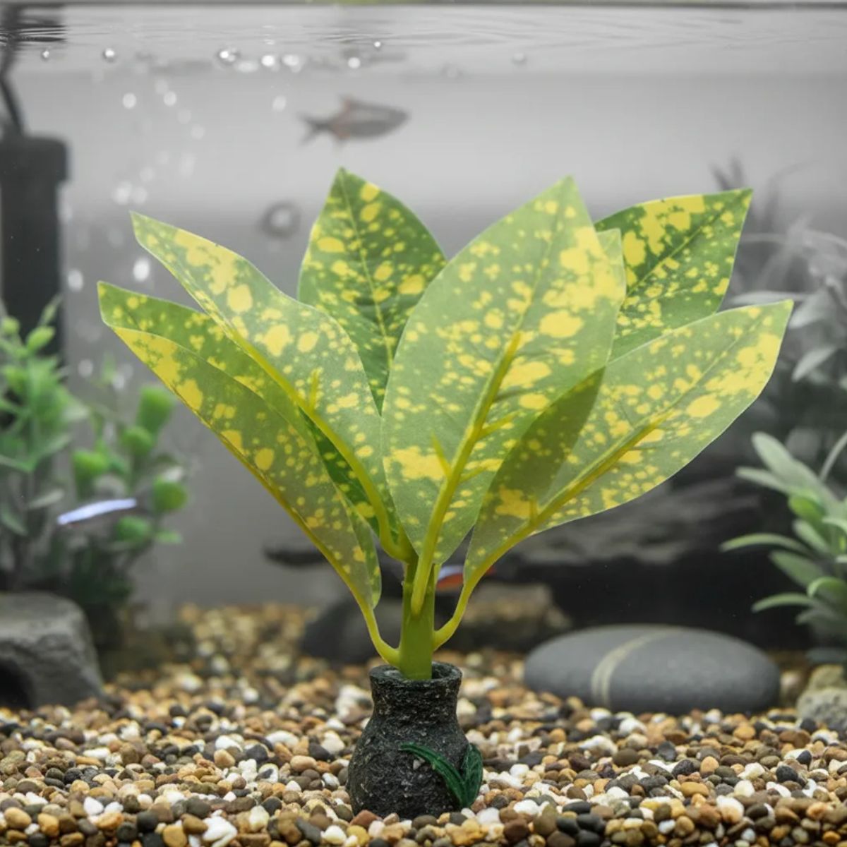 GENERICO - Planta Artfial para Acuario Pack x3