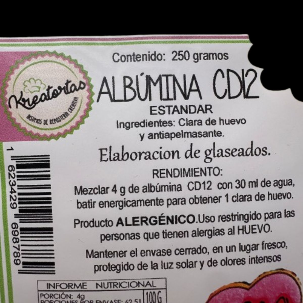 GENERICO - Albumina CD12 Kreatortas 250g