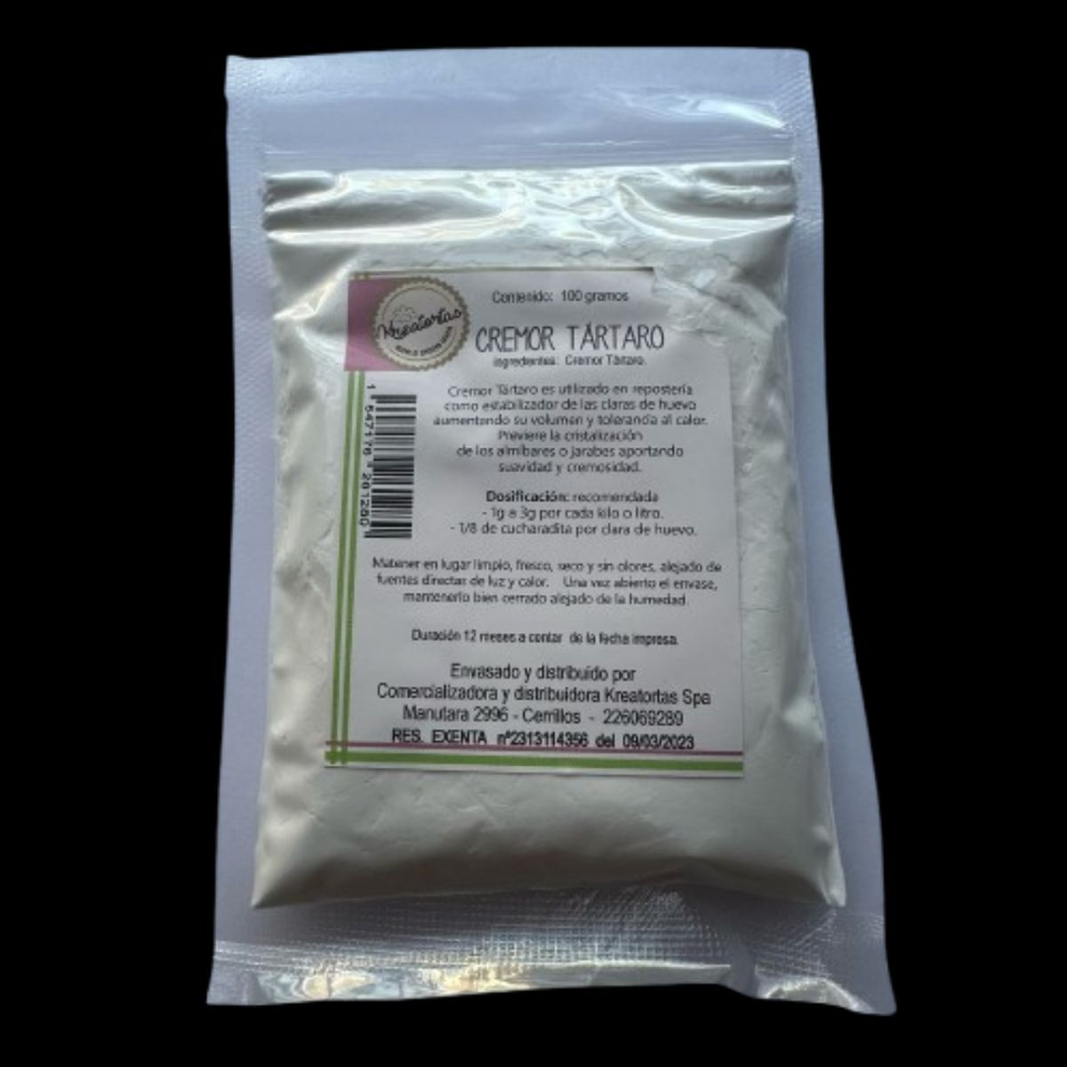 GENERICO - Cremor Tartaro Kreatortas 100gr