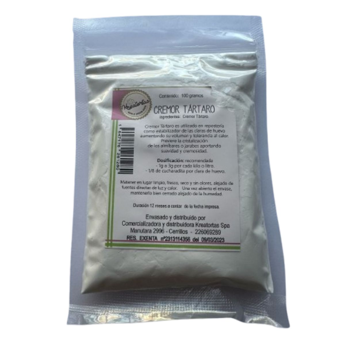 GENERICO - Cremor Tartaro Kreatortas 100gr