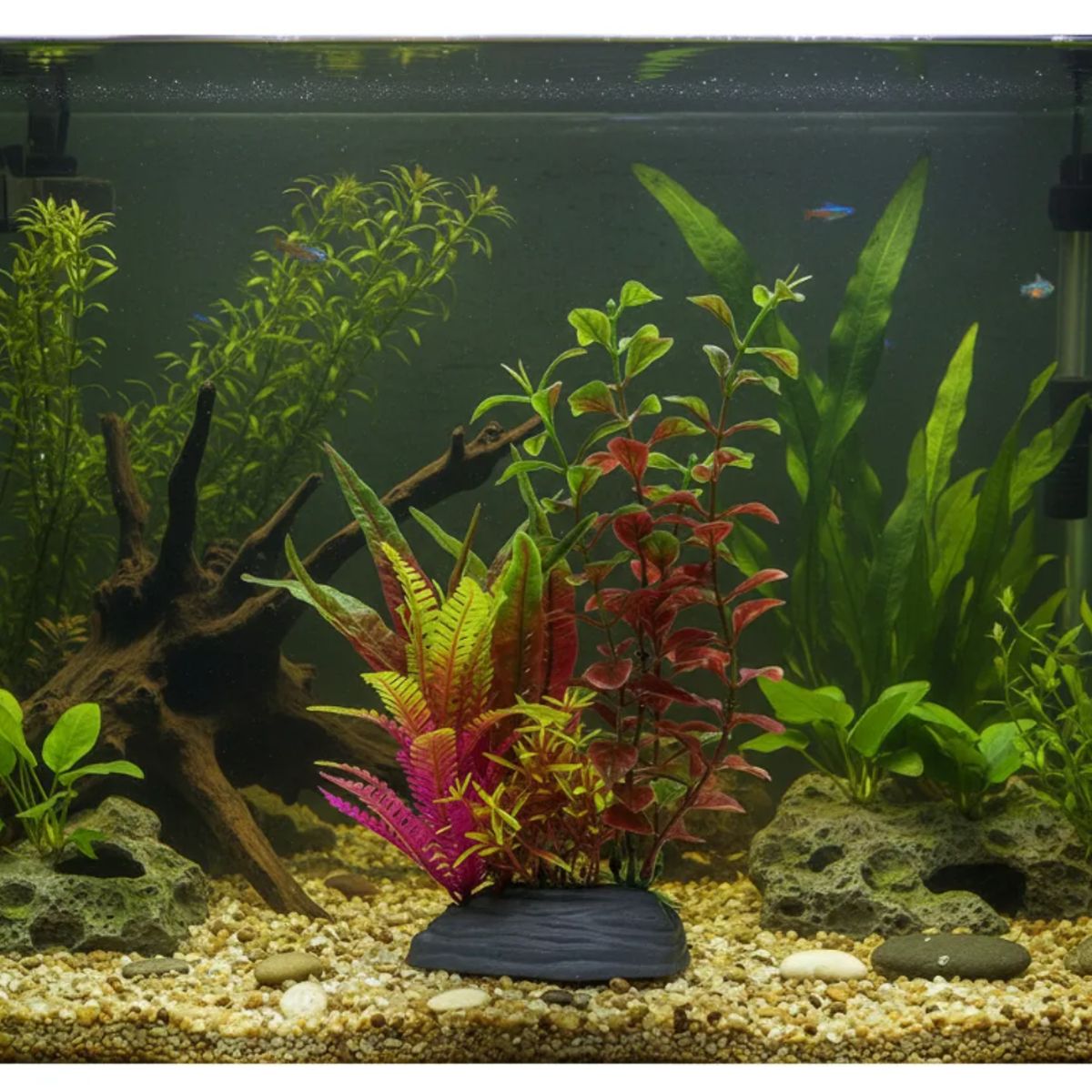 GENERICO - Pack x2 Planta Artfial para Acuario