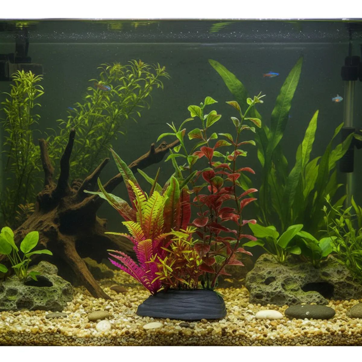 GENERICO - Pack x2 Planta Artfial para Acuario