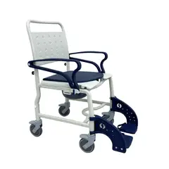 GLOMED - Silla De Baño Ducha WC Azul - Hamburg
