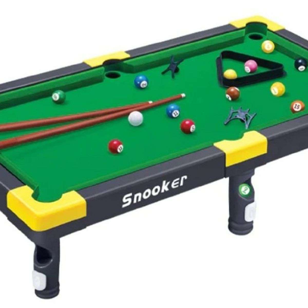 GENERICO - Mini Billar Para Pequeños Mesa De Pool Snooker De Niño Paño Verde