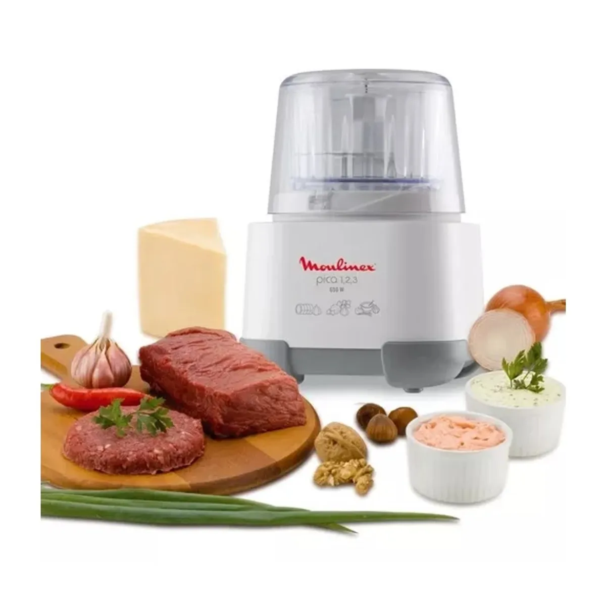 MOULINEX - Picadora Moulinex Turbo Multifuncional 750W Moulinex 1 2 3