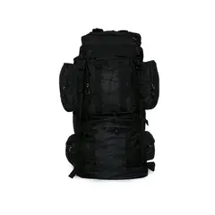 GENERICO - Mochila Negra Trekking Camping 80 Litros Impermeable