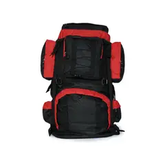 GENERICO - Mochila Rojo Trekking Camping 80 Litros Impermeable