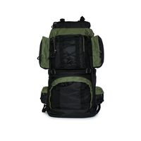 Mochila Verde Trekking Camping 80 Litros Impermeable