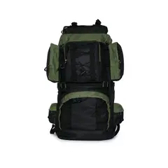 GENERICO - Mochila Verde Trekking Camping 80 Litros Impermeable