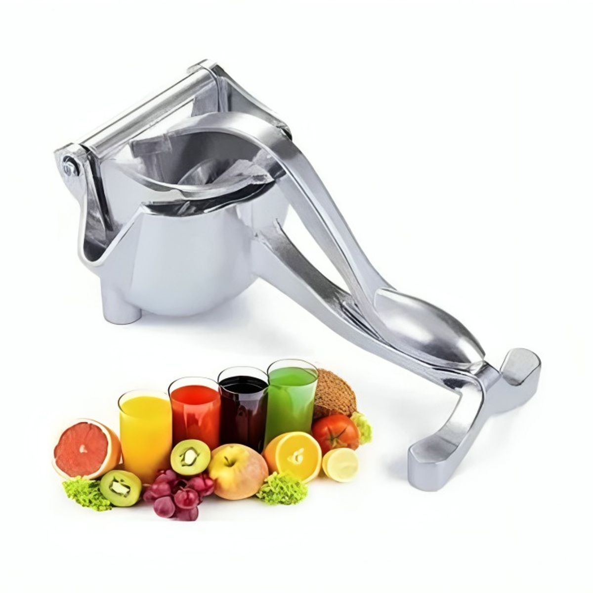 OEM - Exprimidor Saca Jugo Manual Metálico Frutas Naranja