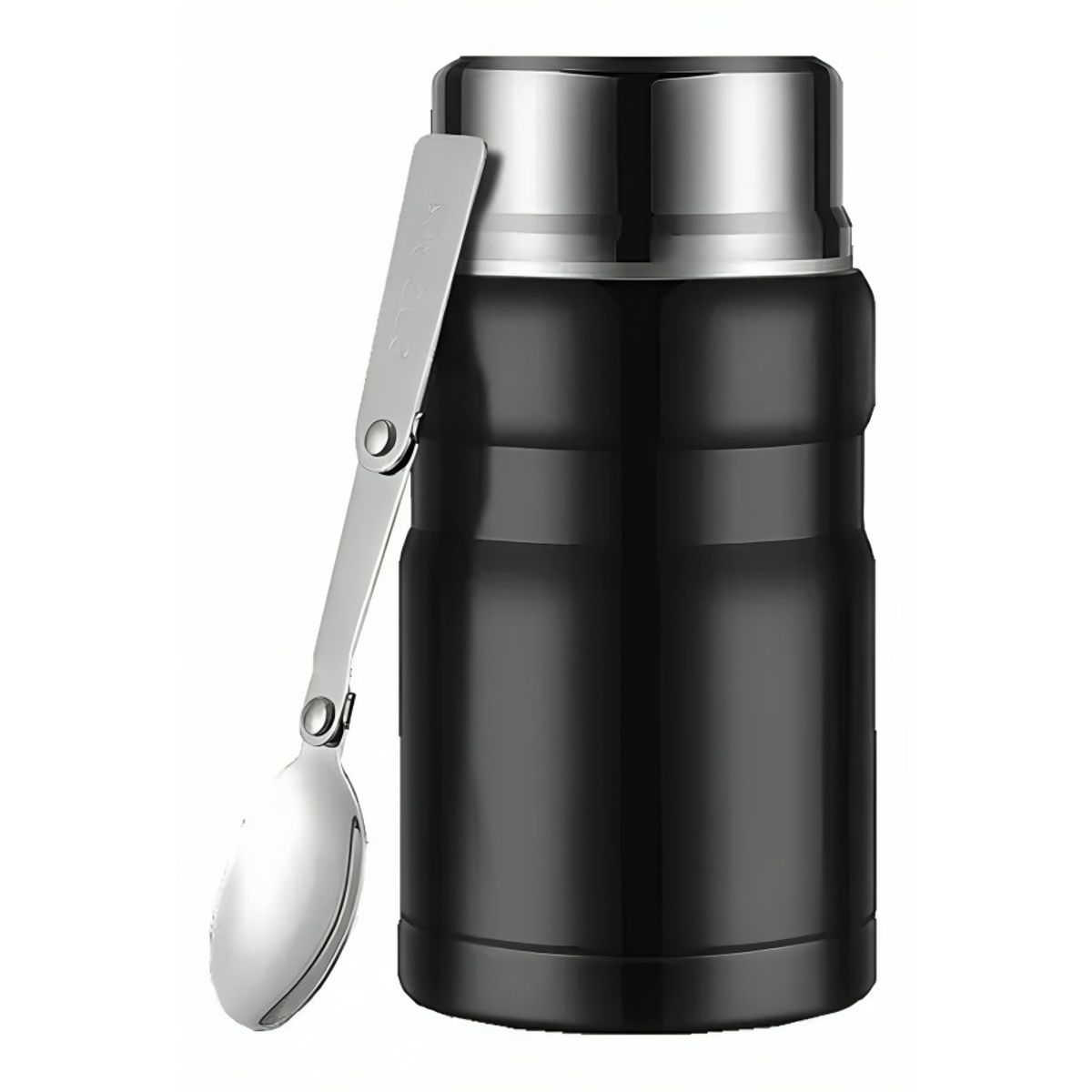 OEM - Termo Comida Acero Inox 750 Ml - NEGRO