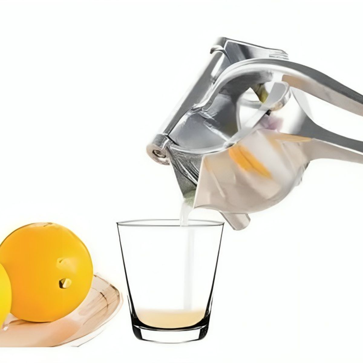 OEM - Exprimidor Saca Jugo Manual Metálico Frutas Naranja