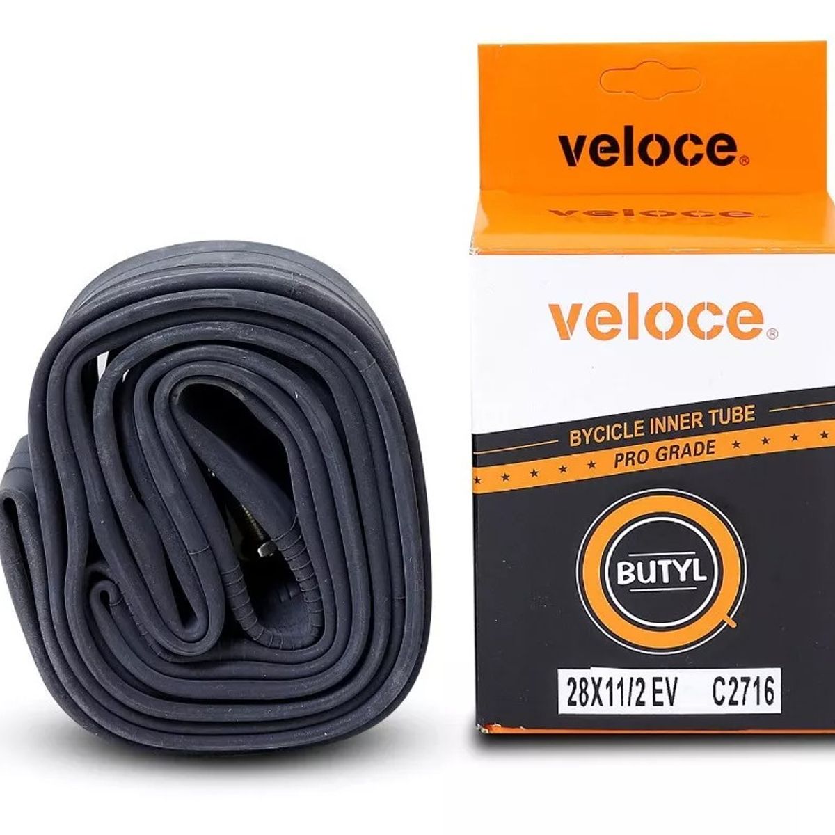 GENERICO - Camara Bicicleta Veloce Butyl 28 X 1 5/8 Valvula Dunlop D/v