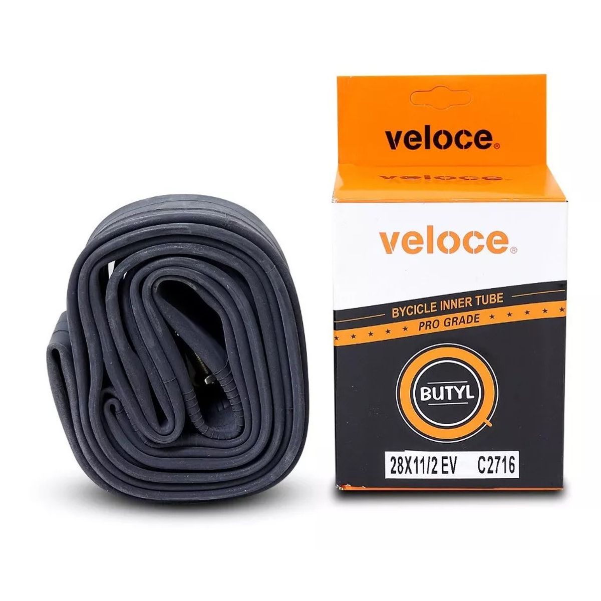 GENERICO - Camara Bicicleta Veloce Butyl 28 X 1 5/8 Valvula Dunlop D/v