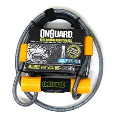 GENERICO - Candado Bicicleta On Guard U-lock Bulldog 90x140 C/piola 120