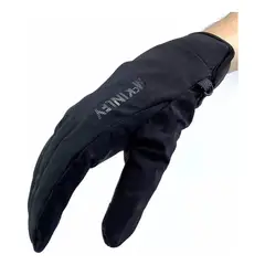 GENERICO - Guante Largo Térmico Negro Mcycle Touch Bici Esqui Running