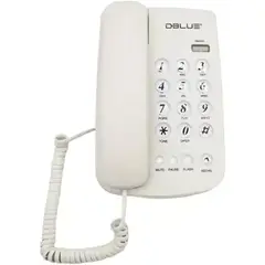 DBLUE - TELEFONO DE MESA O DE PARED BLANCO
