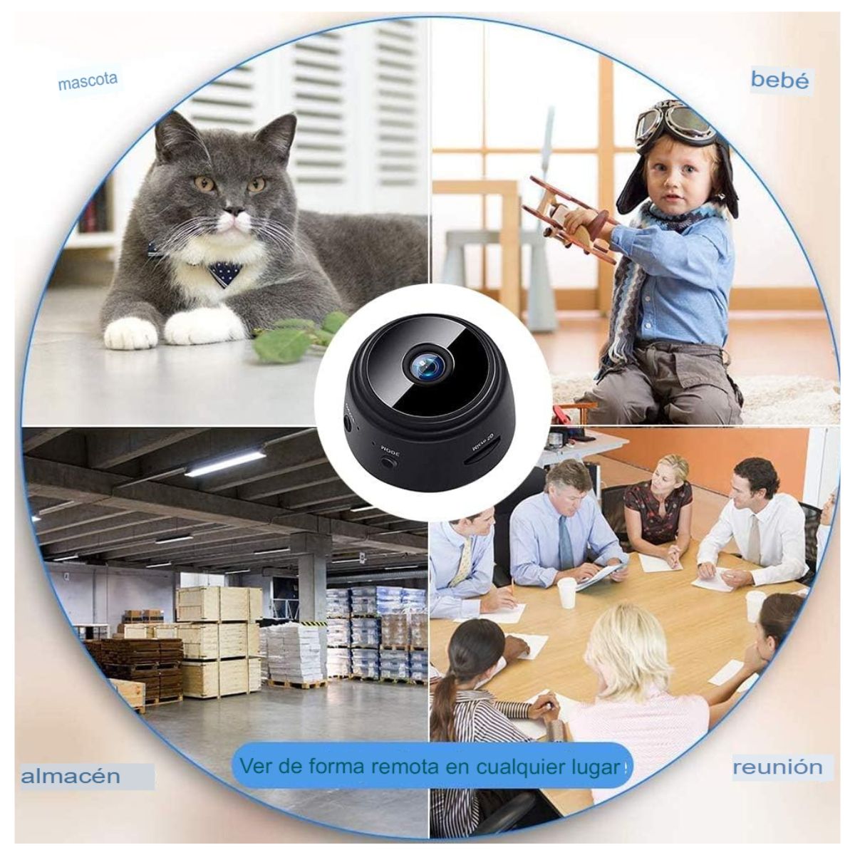 GENERICO - Mini Cámara Espía HD WIFI