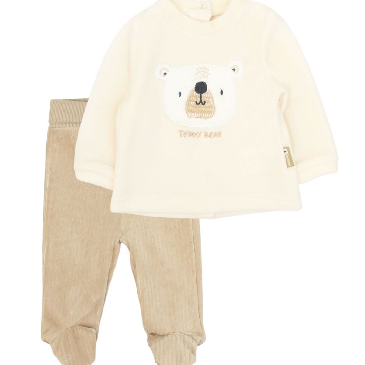 FICCUS - Conjunto Bebé Niño Bear Beige