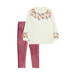 FICCUS - Conjunto Kids Niña Foresta Blanco