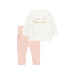 FICCUS - Conjunto Bebé Niña Garden Blanco
